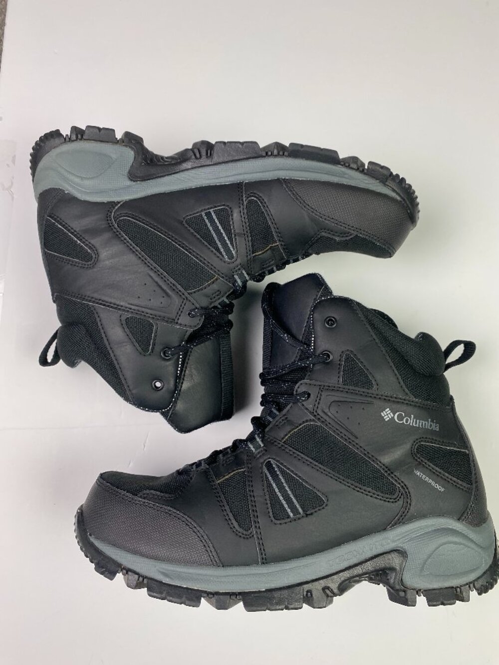 Columbia Black and Gray Men's Trail Waterproof Boots